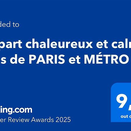 Appart Chaleureux Et Calme Pres De Paris Et Metro Asnières Esterno foto